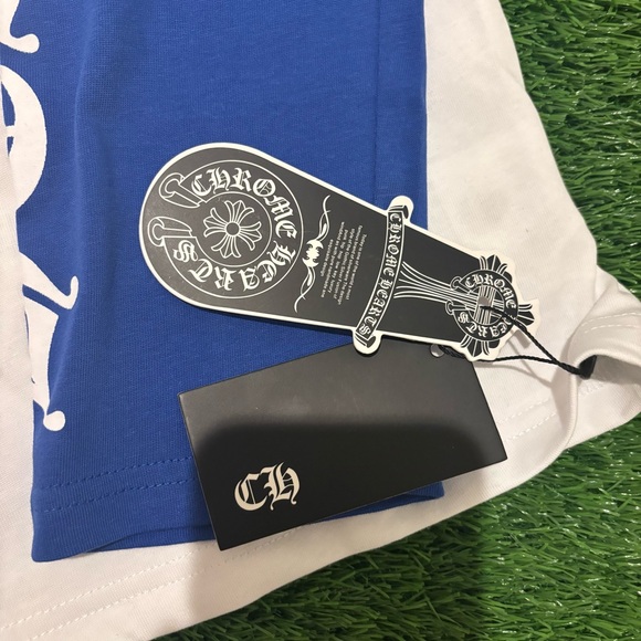 Chrome Hearts Long Sleeve Blue and White Tee - Picture 4 of 7